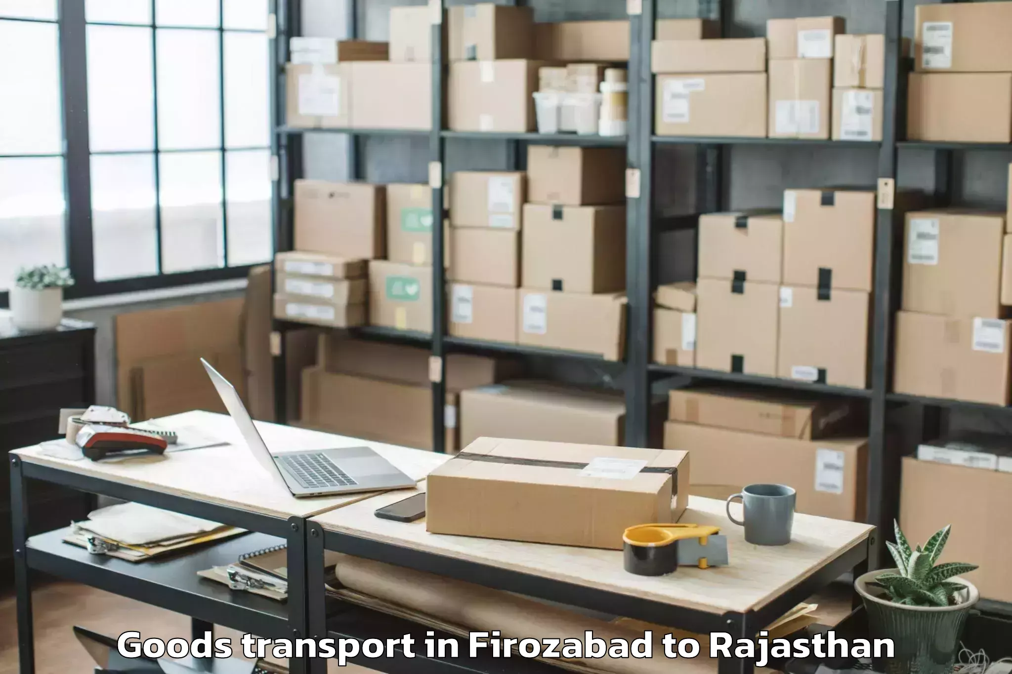 Book Firozabad to Ansal Royal Plaza Mall Goods Transport Online